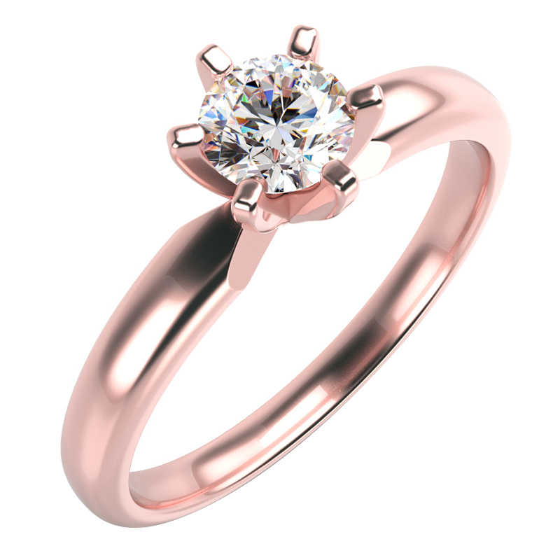 Prsteň z růžového zlata 59436