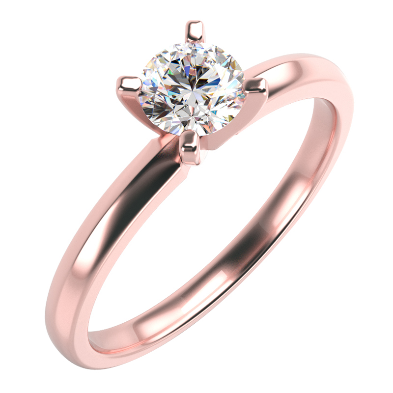 Prsten z růžového zlata 59466