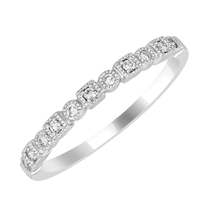 Eternity prsteň zo zlata zdobený diamantmi Alyx 59606