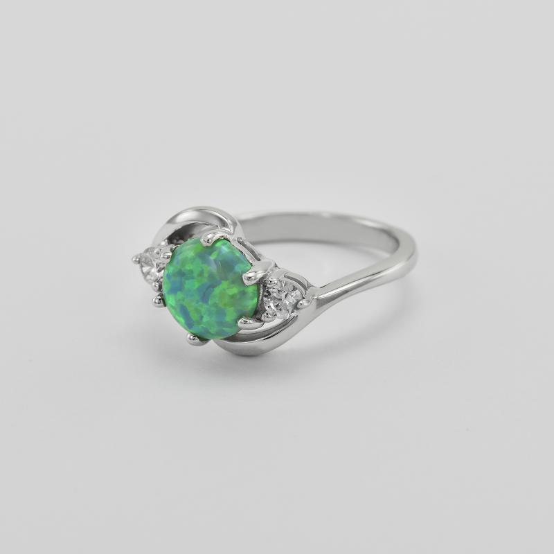 Stříbrný prsten s opálem Jimena 6326