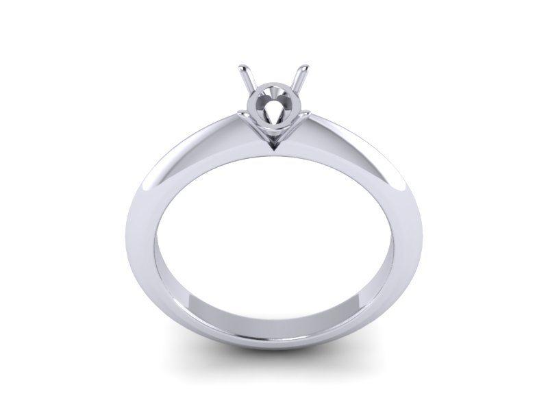 Zásnubní prsten s oválnym diamantem Geeti 6556