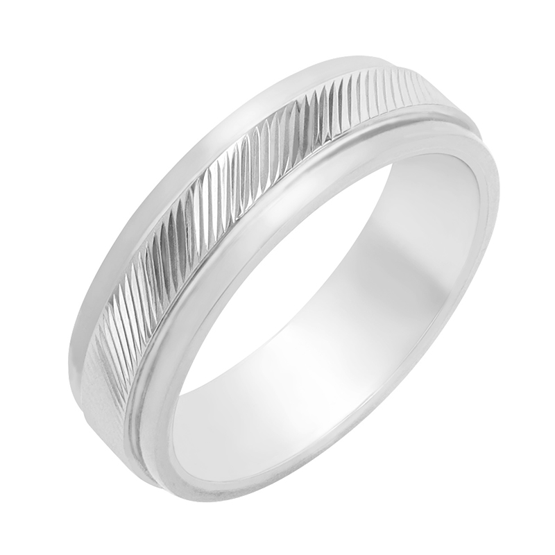 Dámský snubní prsten z bílého zlata 78636