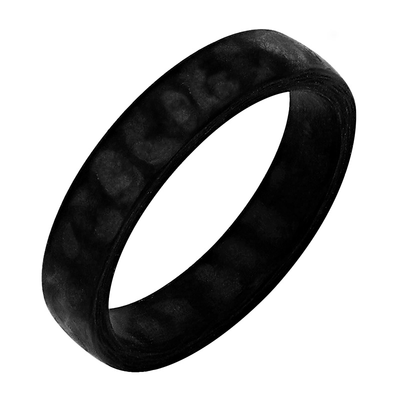 Pánský snubní prsten z karbonu 80026