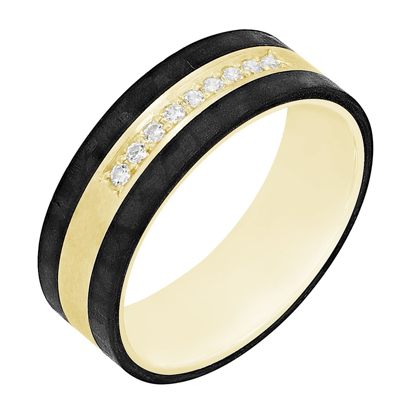 Dámský snubní prsten s diamanty 80036