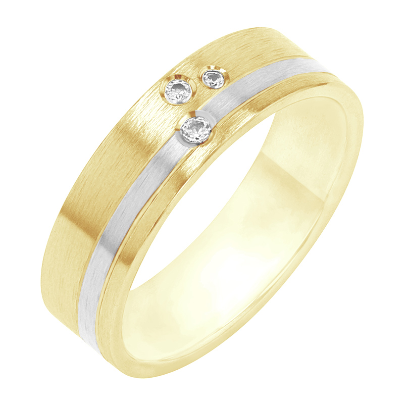 Dámský snubní prsten ze zlata