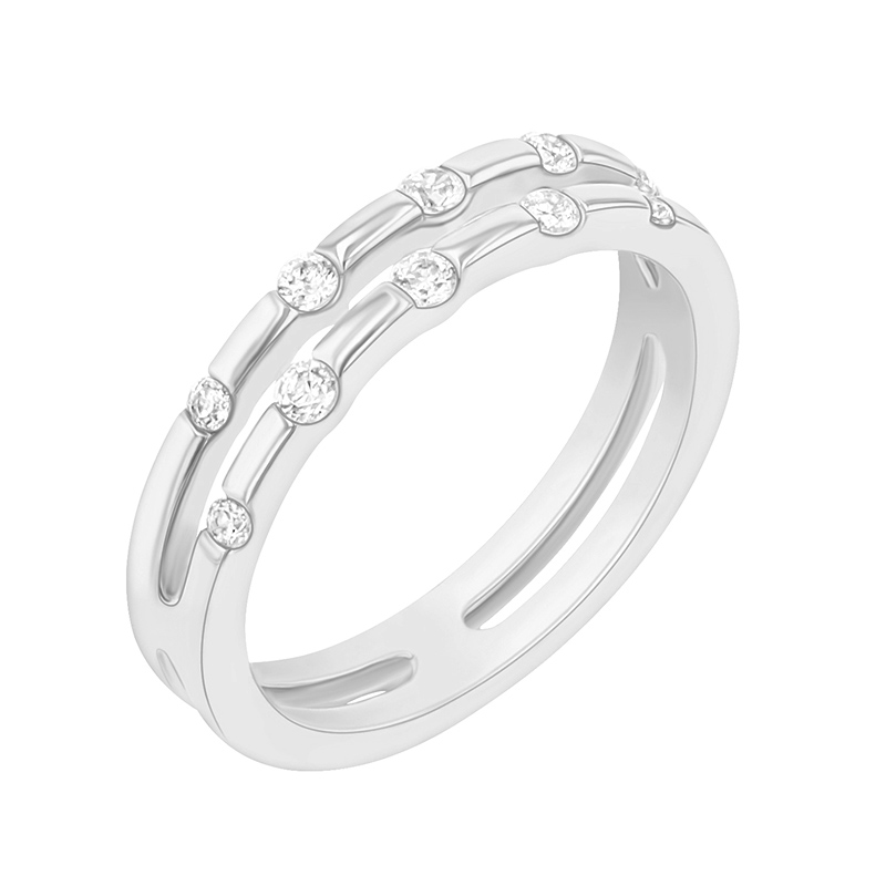 Elegantní diamantový prsten 91986