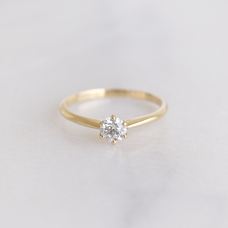 Zásnubní prsten s moissanitem Daly 100197