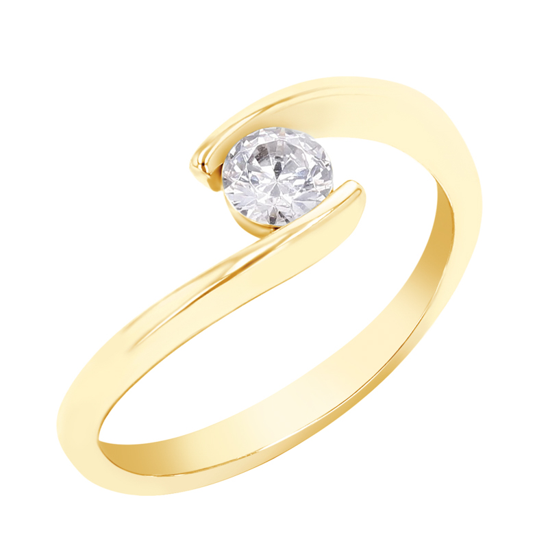 Zásnubní prsten s diamantem Javon 101157