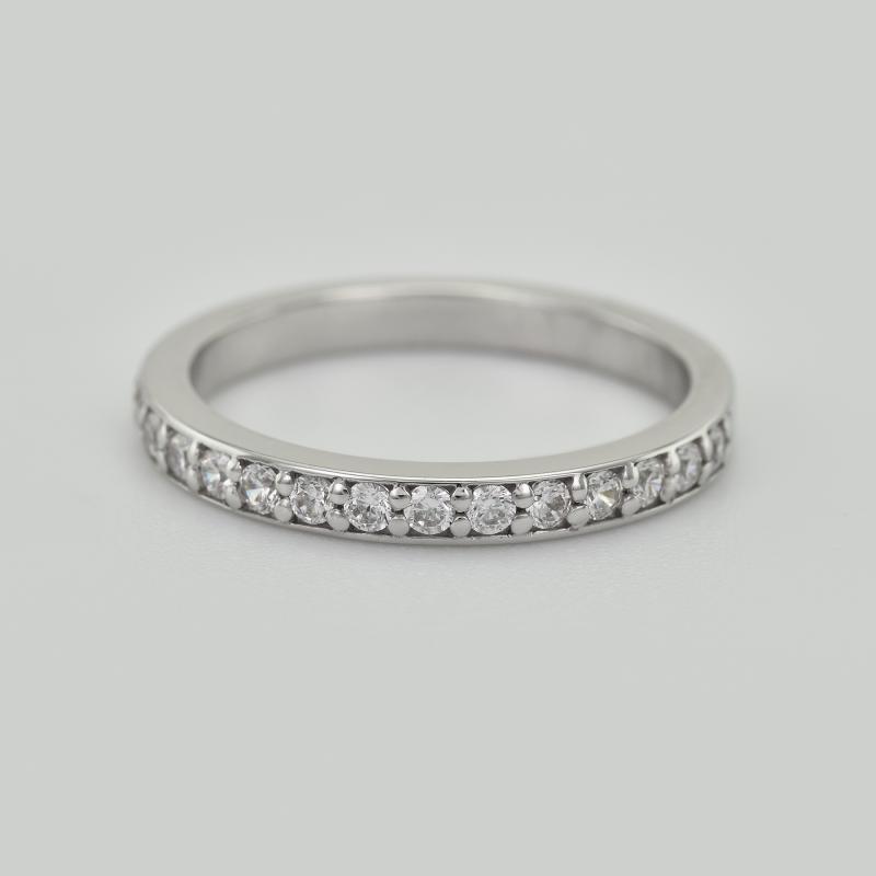 Eternity prsten s lab-grown diamanty a pánský plochý prsten Etensa 102267