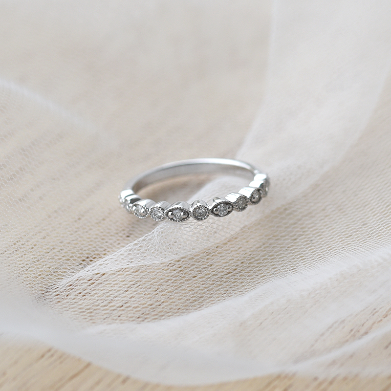 Eternity prsten s lab-grown diamanty a pánský komfortní prsten Paloma 102307