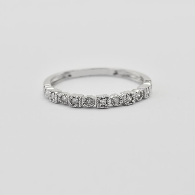 Vintage prsten s lab-grown diamanty a pánský komfortní prsten Chryssa 105877
