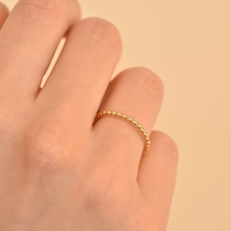 Minimalistický kuličkový prsten Leilani 106047