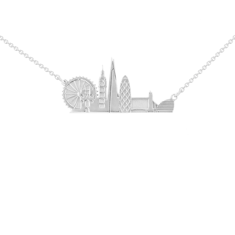 Stříbrný náhrdelník města Londýn