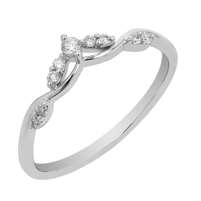 Romantický prsten s diamanty Shyam 109147