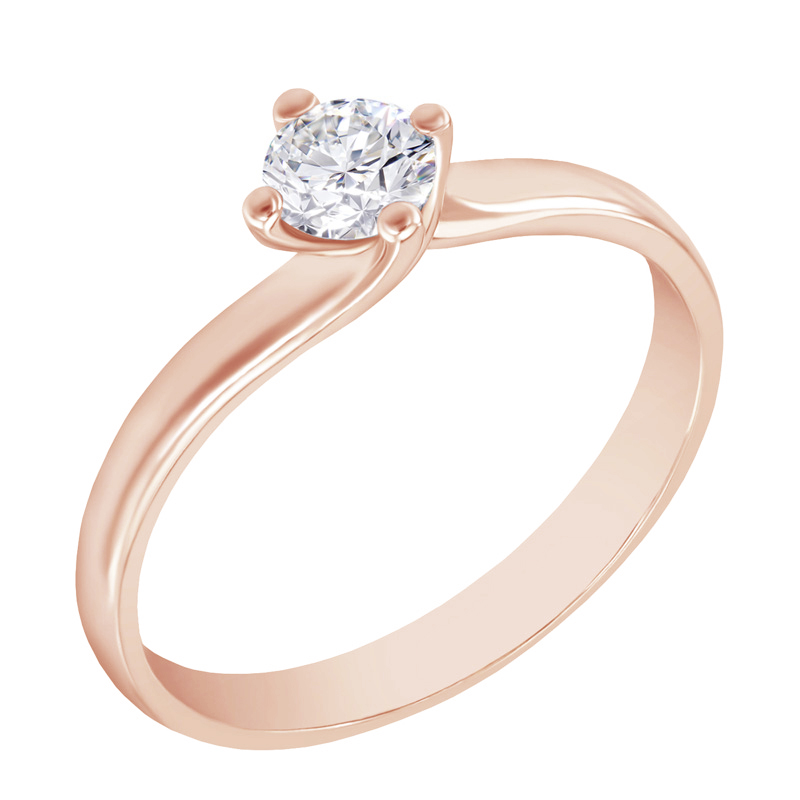 Zásnubní prsten s lab-grown diamantem Eleora 110677