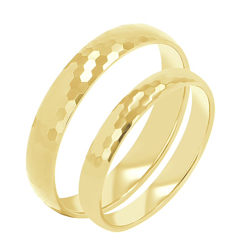 Eppi Zlaté tepané snubní prsteny Trevino RW45278