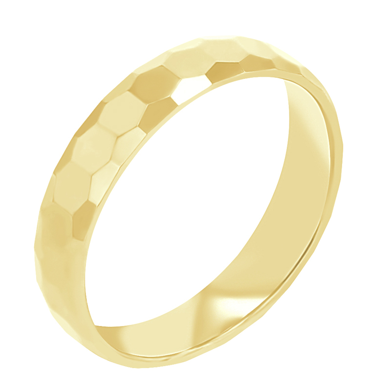 Zlaté tepané snubní prsteny Laurita 114117