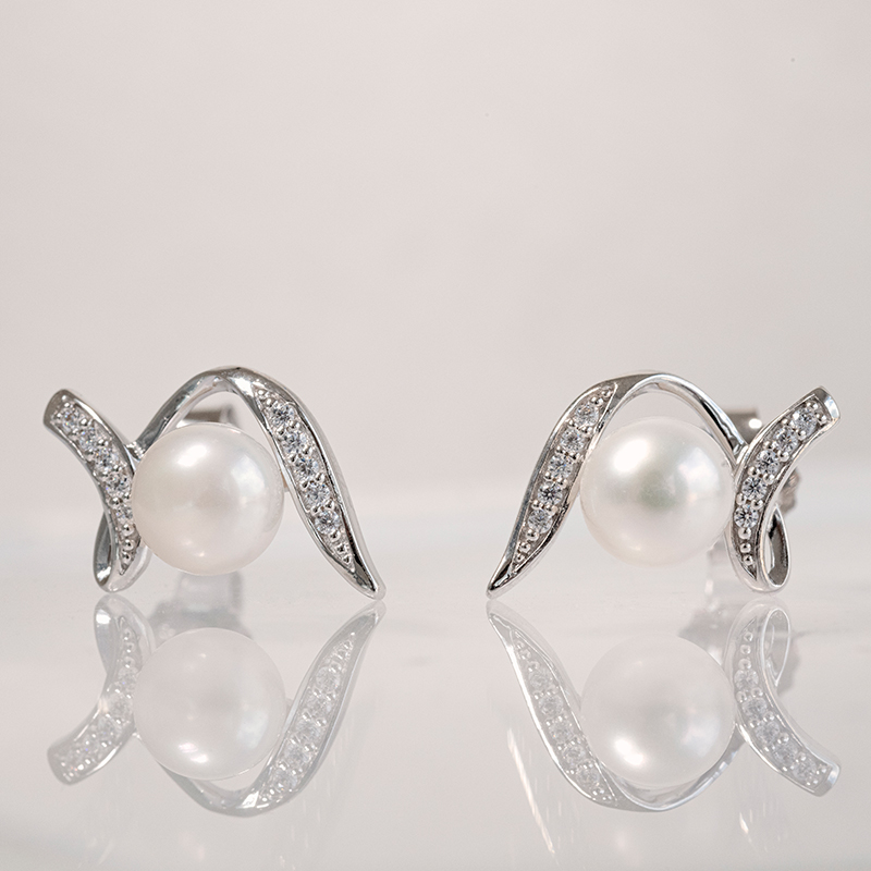Stříbrná kolekce s perlami a zirkony Menmoli 121837
