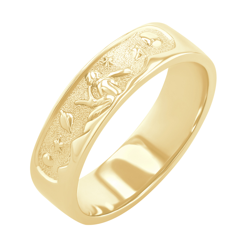 Ručně ryté snubní prsteny Malý princ 122807