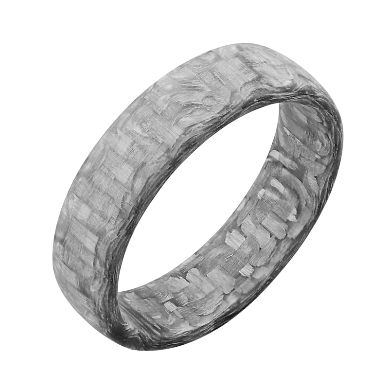 Mírně zaoblené snubní prsteny z karbonu s koňakovými diamanty Parri 125177