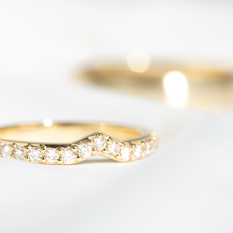 Vykrojený eternity prsten se zářivými diamanty Marveille 128657
