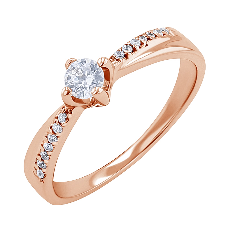 Zásnubní prsten s lab-grown diamanty Sewyn 132387