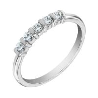 Diamantový eternity prsten z platiny Dalis