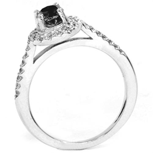 Diamantový zásnubní prsten s černým diamantem 1957