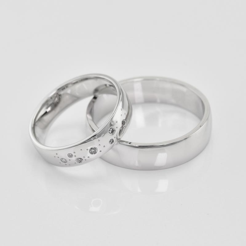 Diamantové snubní prsteny 21057