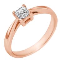Zásnubní prsten s princess diamantem Unnati