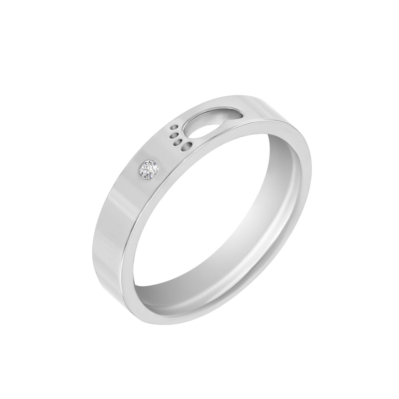 Dámský snubní prsten s diamantem 33477