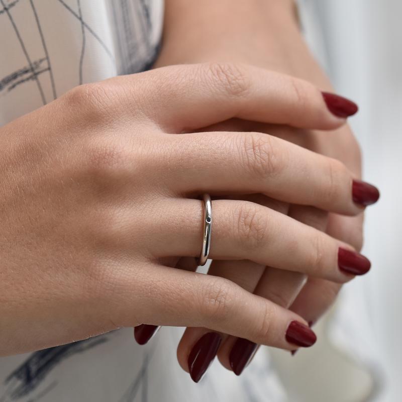 Dámský prsten s diamantem 35617