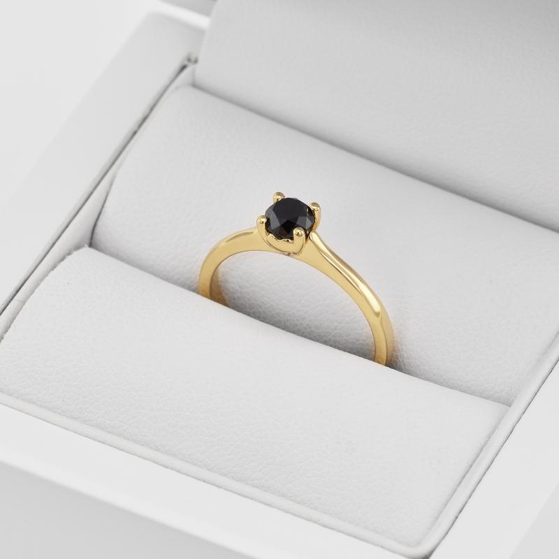 Zlatý diamantový prsten 40147