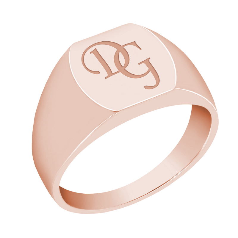 Prsten z růžového zlata 40747