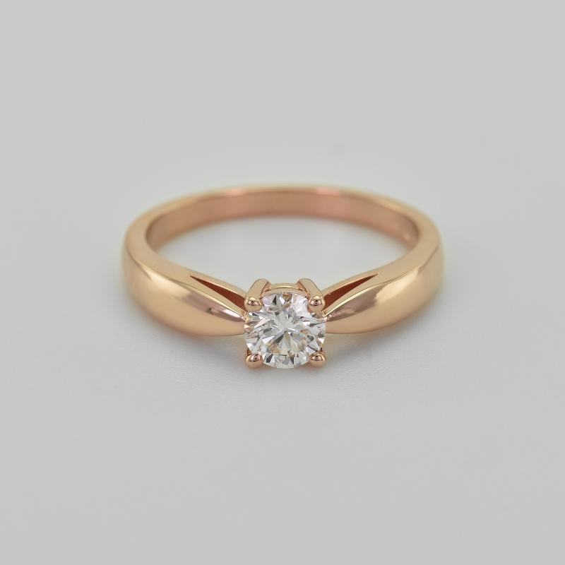 Diamantový zlatý prsten 42637