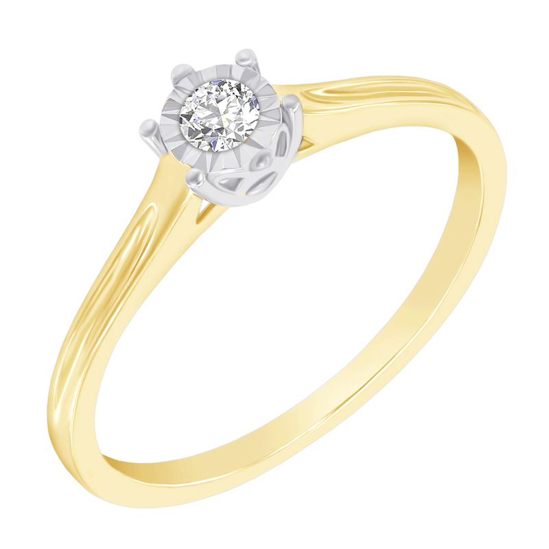 Zásnubní prsten s diamantem ve stylu solitér Nuria