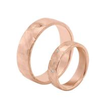 Netradiční zlaté snubní prsteny Alexim