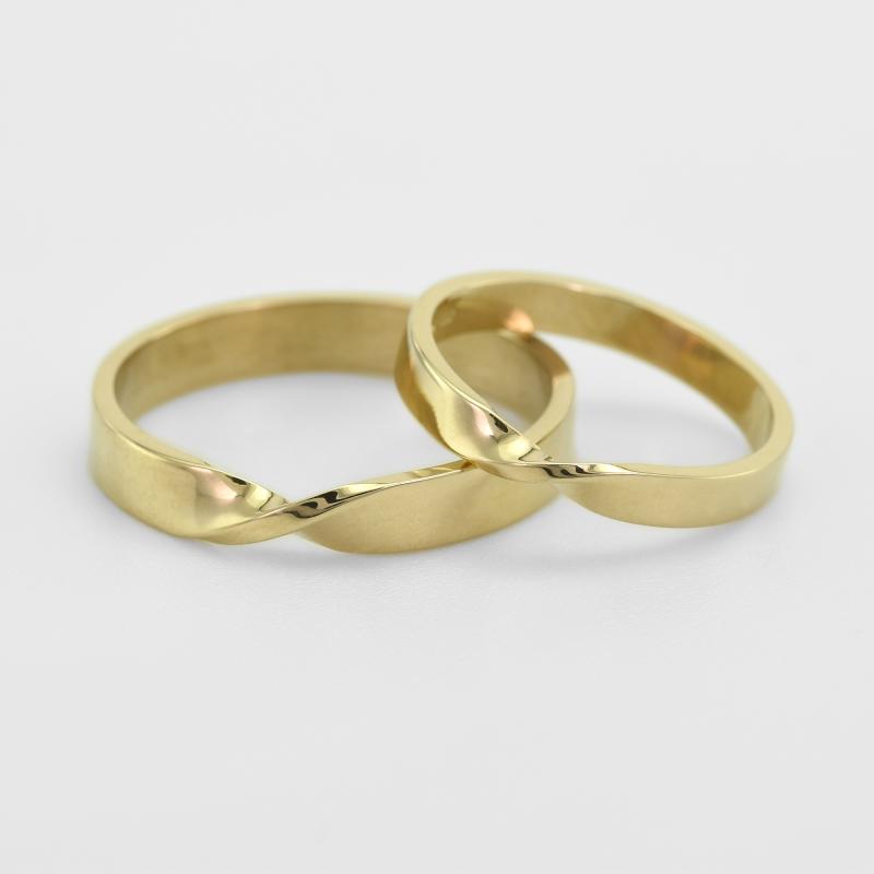 Elegantní snubní prsteny ze zlata 49667