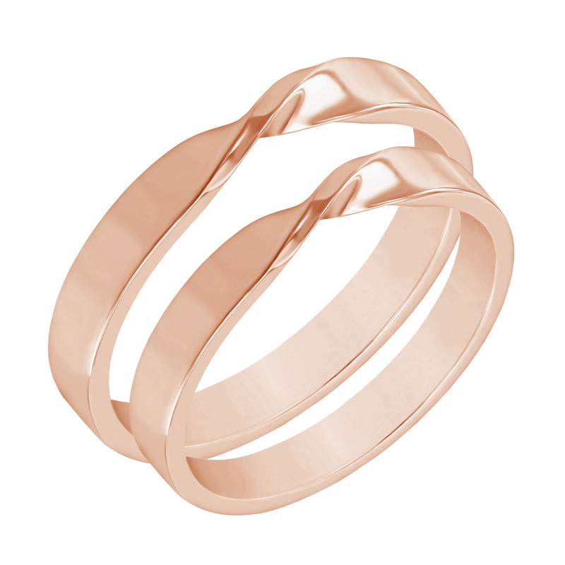 Zlaté snubní prsteny 50017