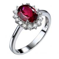 Romantický turmalínový prsten s diamanty Truong