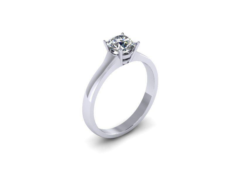 Zlatý prsten s diamantem Jalendu 6587