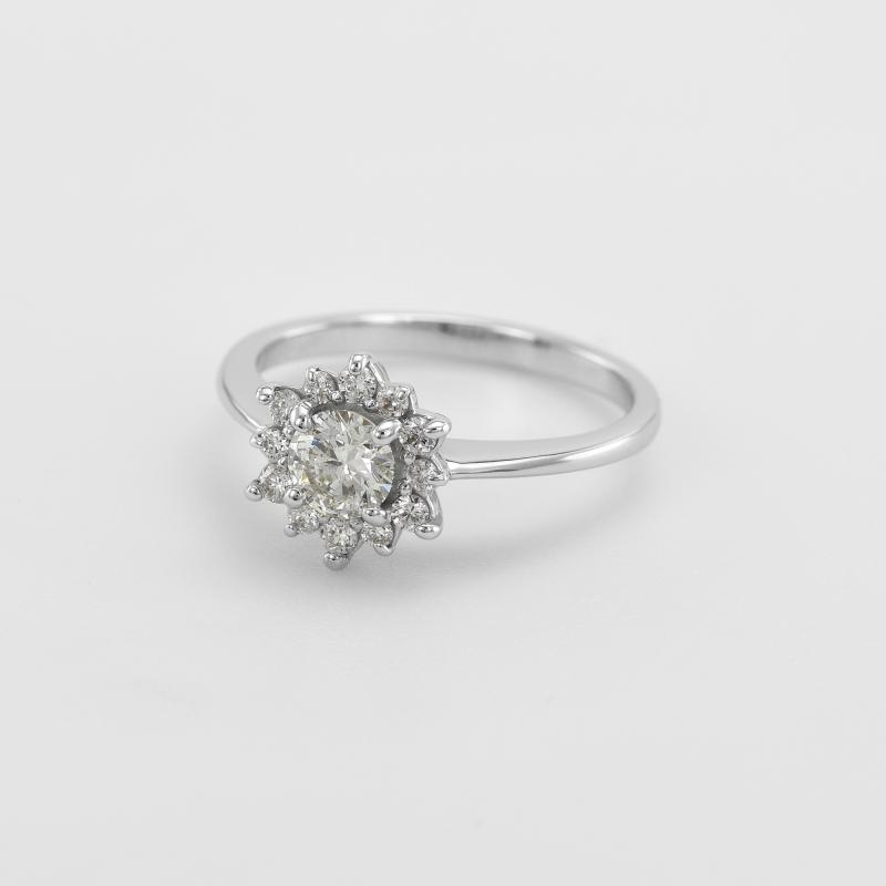 Zásnubní prsten s diamanty 66037