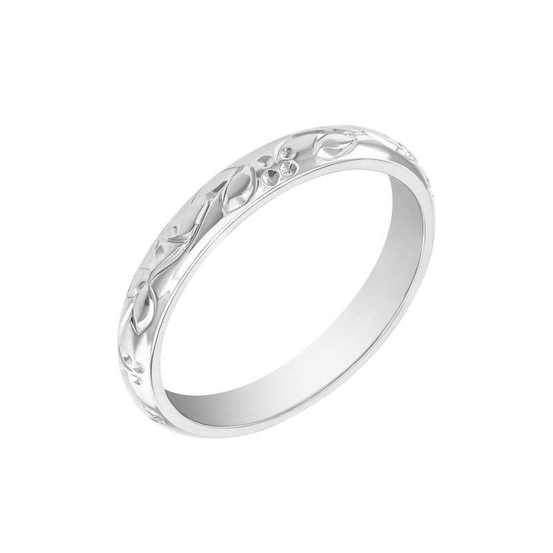 Gravírované snubní prsteny z platiny 69067
