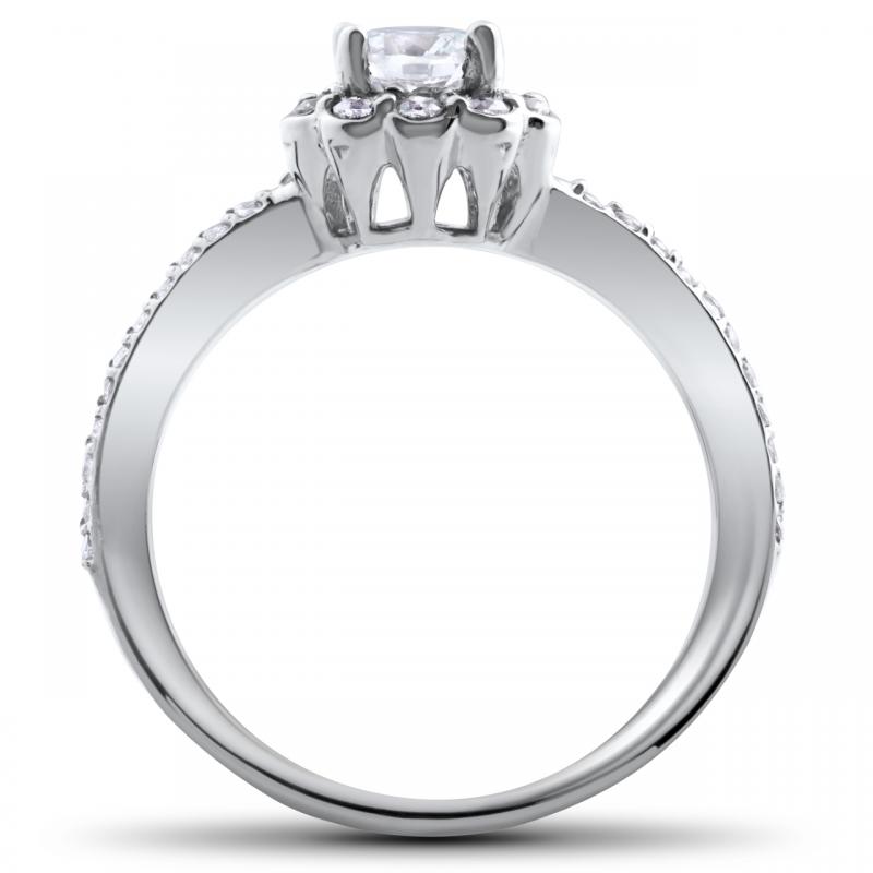 Zásnubní prsten s diamanty Belina