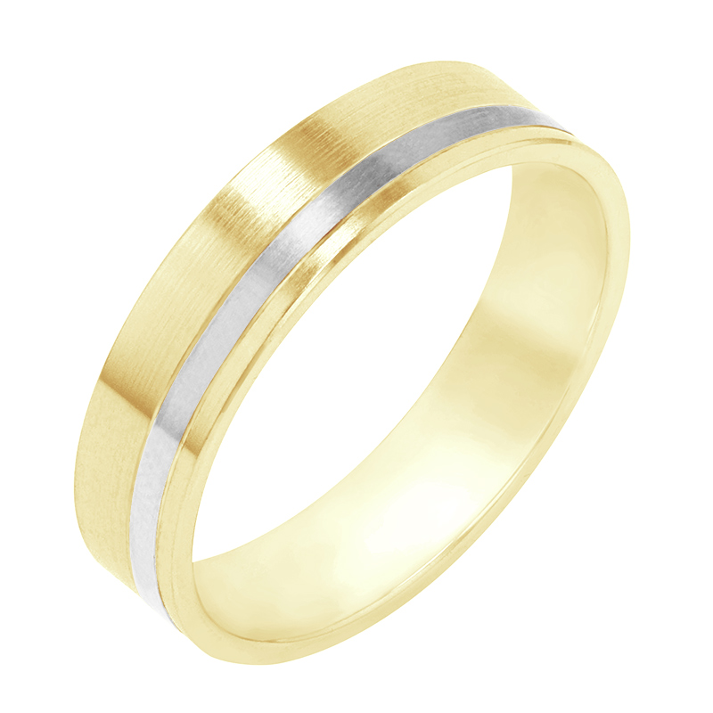 Pánský snubní zlatý prsten 80477