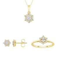 Zlatá kolekce šperků s lab-grown diamanty Kirstin
