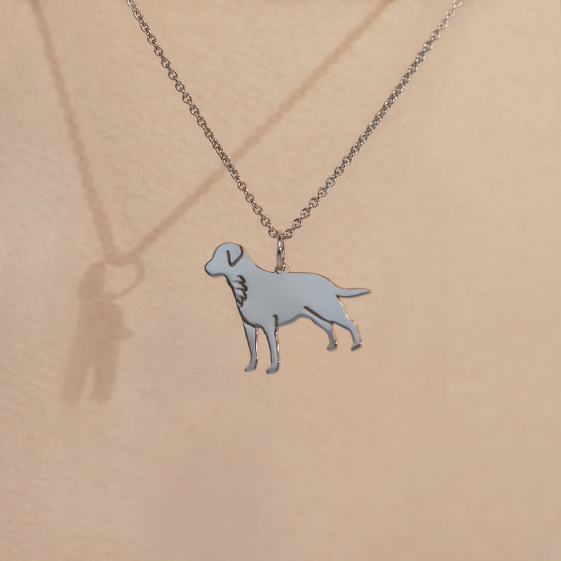 Přívěsek ve tvaru psa s gravírem Labrador Retriever 98367