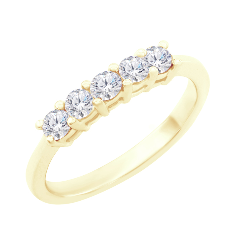 Elegantní prsten osazený diamanty Aisha 100288