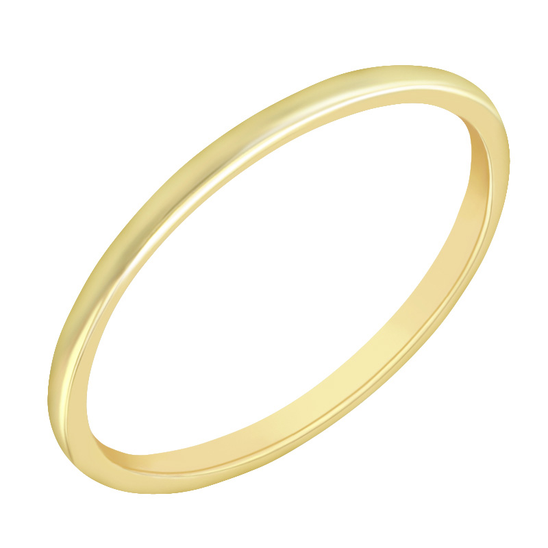 Minimalistický prsten s lab-grown diamanty a pánský komfortní prsten Olive 102248