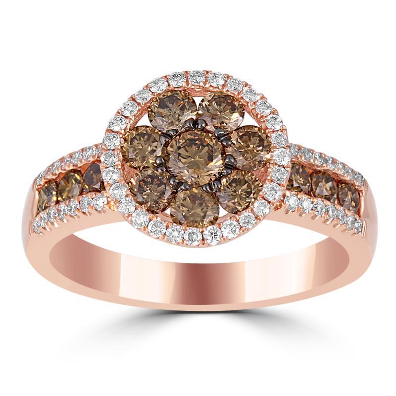 Zlatý prsten s diamanty Slexa 10398